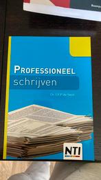 Professioneel schrijven NTI boek, Ophalen of Verzenden, Nieuw, Overige onderwerpen