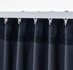 2 IKEA gordijn 160x260cm,Donkerblauw., Ophalen of Verzenden, Zo goed als nieuw, 150 tot 200 cm