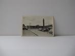 Station Enschede gelopen ansichtkaart zwart wit 1968, Verzenden, 1960 tot 1980, Gelopen, Overijssel