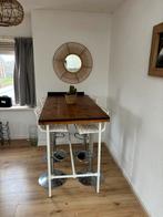 Eettafel hoog inclusief 4 stoelen, Huis en Inrichting, Tafels | Sidetables, Gebruikt, Ophalen of Verzenden