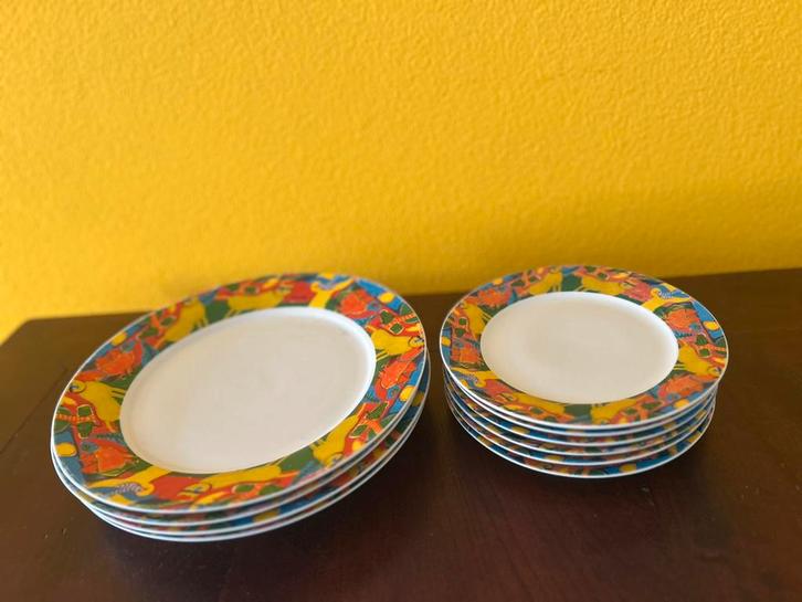 Prachtige set borden Corneille l’été commençant, Antiek en Kunst, Antiek | Servies compleet, Ophalen of Verzenden