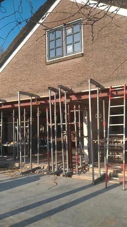 Stutalone stempel huren, Doe-het-zelf en Verbouw, Steigers, Zo goed als nieuw, 5 meter of hoger, Ophalen of Verzenden