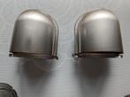 2 ovale ventilatieroosters 80mm van geborsteld rvs, Doe-het-zelf en Verbouw, Ventilatie en Afzuiging, Ophalen of Verzenden, Gebruikt
