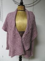 Dames vest mohair roze made in Italy Apanage 1 maat Z.G.A.N., Maat 38/40 (M), Made in Italy, Ophalen of Verzenden, Zo goed als nieuw
