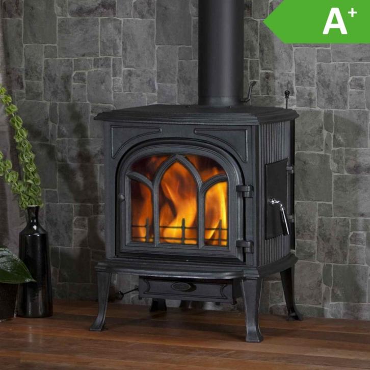 Gietijzeren Houtkachel Mercury 50cm+ Hout!, Huis en Inrichting, Kachels, Nieuw, Vrijstaand, Houtkachel, Hout, Ophalen of Verzenden