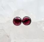 Granaat zilveren oorknopjes, Verzenden, Nieuw