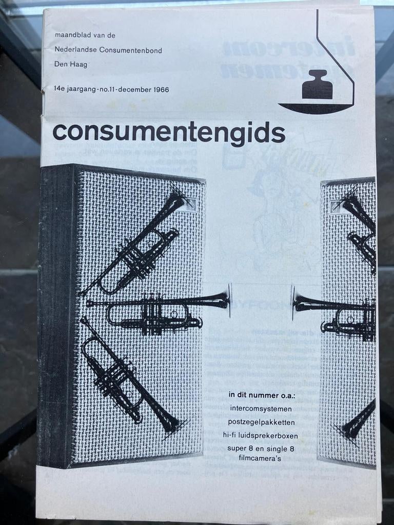 Consumentengids 1966 - Interessant tijdschrift!, Ophalen of Verzenden, Gelezen, Overige typen