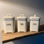 Vintage Bewaar Potten Set - Koffie, Thee, Rijst, Ophalen of Verzenden
