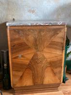 Vintage Art Deco Kastje met Marmeren Blad, Ophalen