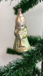 Oude Kerstbal, Engeltje met fluit., Ophalen of Verzenden, Zo goed als nieuw