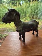 Antieke bronzen ram sculptuur, Ophalen of Verzenden