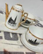 Servies wit-goud Wenen, Oostenrijk theepot dienblad theeset, Antiek en Kunst, Antiek | Servies los, Ophalen of Verzenden