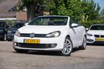 VOLKSWAGEN Golf 1.2 TSI 105PK BlueMotion trekhaak cabrio bov, Auto's, Zwart, 4 cilinders, 4 stoelen, Wit