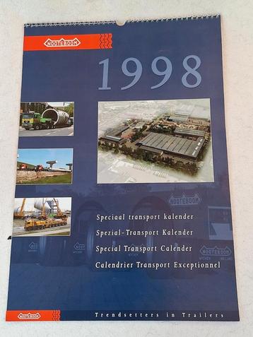 Nooteboom speciaal transport kalender 1998 beschikbaar voor biedingen