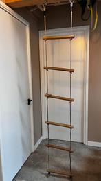 Touwladder rekstok, Ophalen, Klimtouw