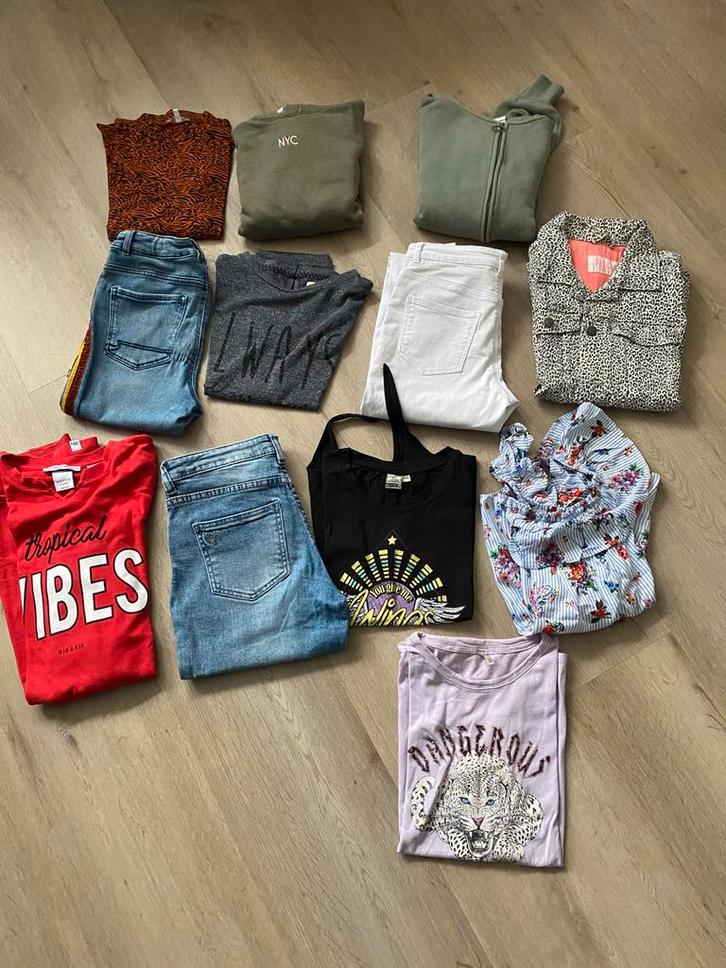 Meisjeskleding kledingpakket maat 158/164, Kinderen en Baby's, Kinderkleding | Kinder-kledingpakketten, Zo goed als nieuw, Maat 158
