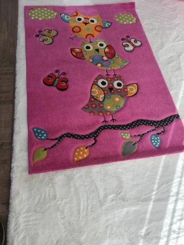 KIDS UIL EN VLINDERS VLOERKLEED KINDERKAMER 120 X 170  beschikbaar voor biedingen