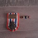 KNIL medaille met baton, Ophalen of Verzenden, Landmacht, Nederland, Lintje, Medaille of Wings