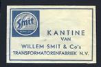 1496 Nijmegen SMIT, Verzamelen, Suikerzakjes, Ophalen of Verzenden, Nederland