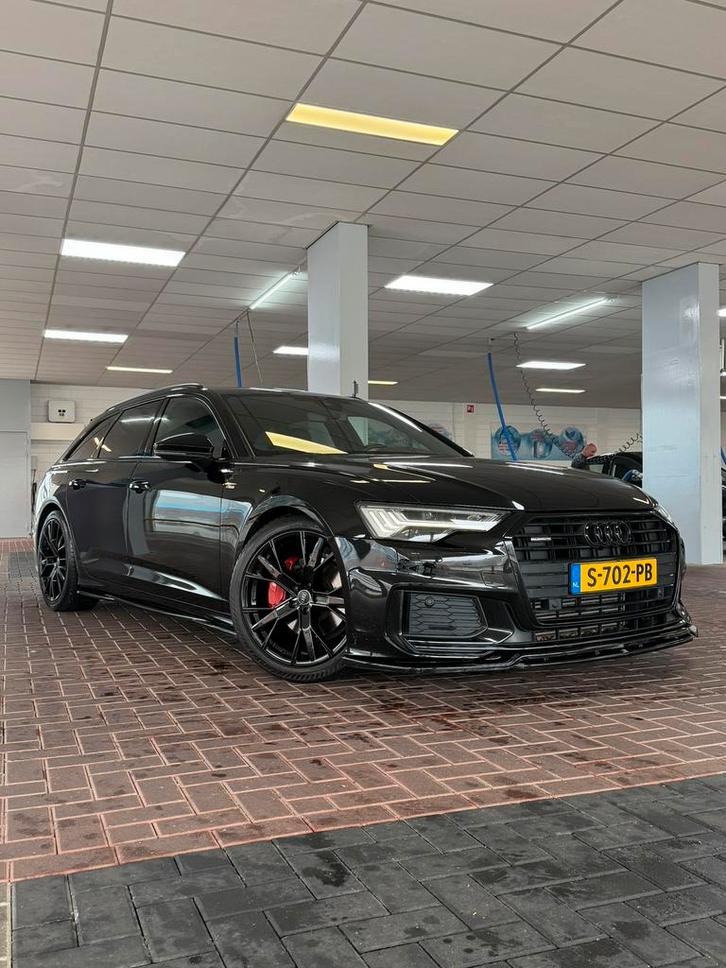 Audi A6 45 Tfsi Quattro 245pk S Tronic 2019 Zwart, Auto's, Audi, Particulier, A6, 4x4, ABS, Adaptieve lichten, Airbags, Airconditioning
