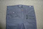 Nickjean broek grijs met ritsen voorop maat 38, Maat 38/40 (M), Nick jean, Ophalen of Verzenden, Zo goed als nieuw
