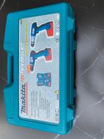 Makita 18V Twin Drill Kit - Boormachine Set, Doe-het-zelf en Verbouw, Gereedschap | Boormachines, Boormachine, Gebruikt, Variabele snelheid
