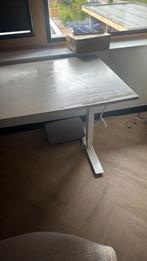 Bureau zit/sta, beige/wit, 120x70 cm IKEA, Huis en Inrichting, Ophalen, Zo goed als nieuw