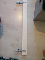 Zijsteun bed, IKEA, wit, Ophalen, Zo goed als nieuw, Minder dan 140 cm, Minder dan 70 cm