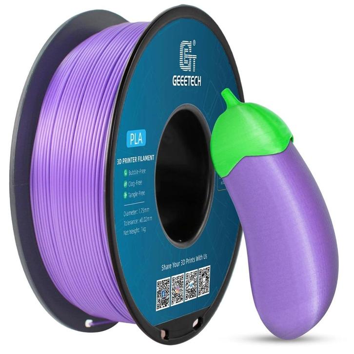 Geeetech Purple PLA Filament 1.75mm - Goedkoopste van NL!, Computers en Software, 3D-printerbenodigheden, Nieuw, Ophalen of Verzenden