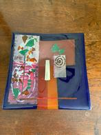 Glazen schaal Artihove., Ophalen, Schaal, Vierkant, Glas