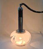 Vintage Space Age Mazzegga Hanglamp, Huis en Inrichting, Lampen | Hanglampen, Ophalen of Verzenden, Zo goed als nieuw, Glas, Minder dan 50 cm