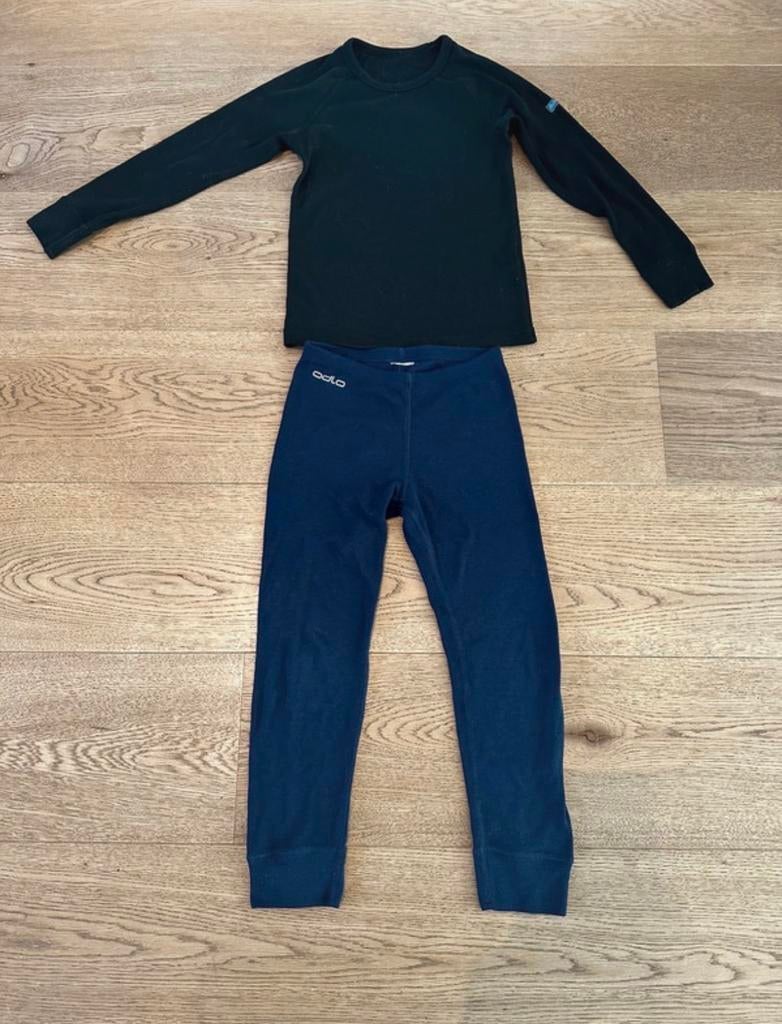 Odlo Thermo Set Maat 116 - Functioneel Ondergoed, Jongen of Meisje, Ophalen of Verzenden, Overig, Gebruikt