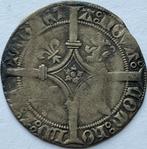 Graafschap Holland schaarse dubbele groot 1434-1367, Postzegels en Munten, Munten | Nederland, Vóór koninkrijk, Zilver, Losse munt