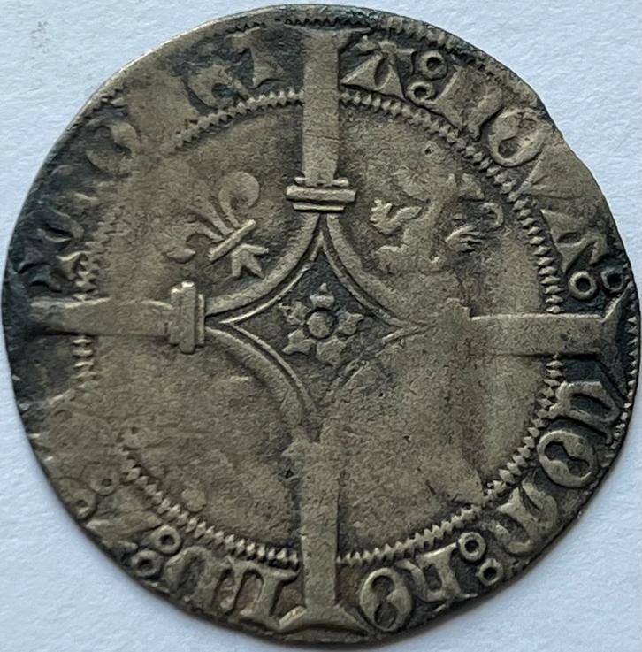 Graafschap Holland schaarse dubbele groot 1434-1367, Postzegels en Munten, Munten | Nederland, Losse munt, Overige waardes, Vóór koninkrijk