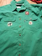 Groene Scouthemd Maat 152, Verzamelen, Scouting, Ophalen of Verzenden, Gebruikt, Kleding