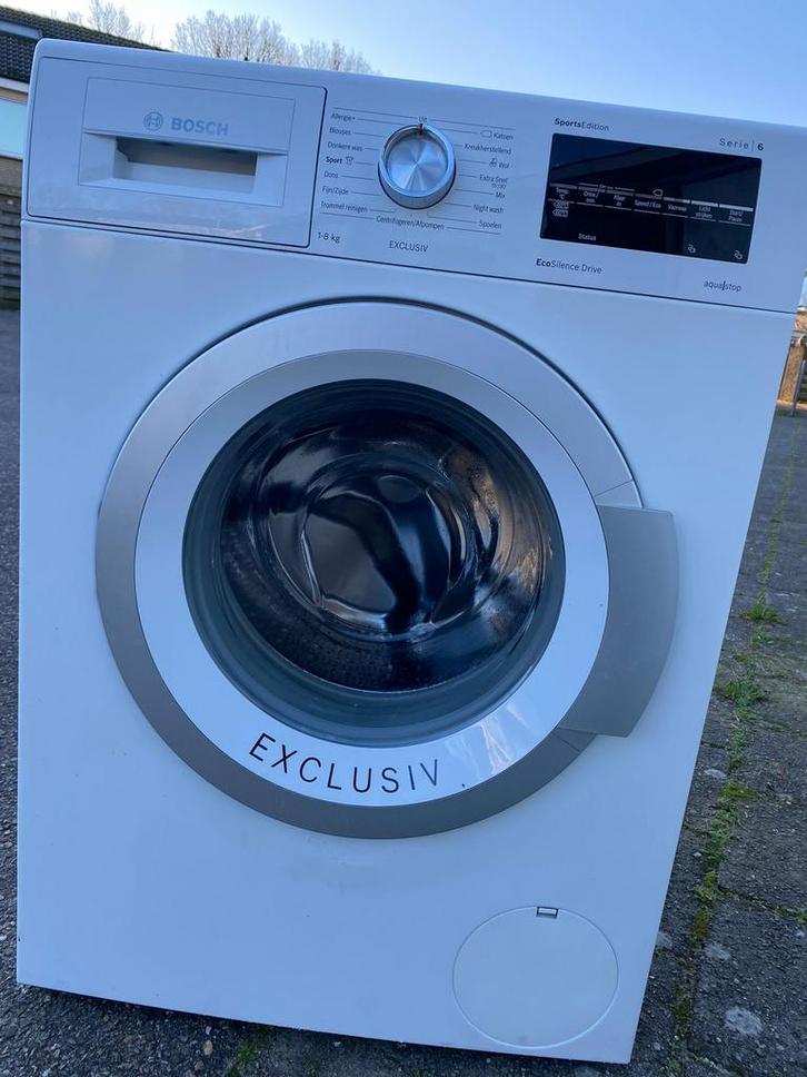 Wasmachine Bosch serie 6, Witgoed en Apparatuur, Wasmachines, Zo goed als nieuw, 8 tot 10 kg, 85 tot 90 cm, 1200 tot 1600 toeren