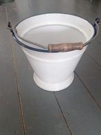 Antieke geëmailleerde emmer, Huis en Inrichting, Emmers, Ophalen, Zo goed als nieuw, Kunststof