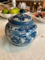 Antiek Chinees blauw/wit potje in perfecte staat, Antiek en Kunst, Antiek | Porselein, Verzenden