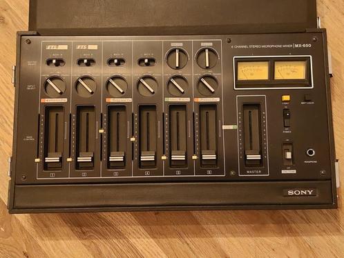 Sony mic mixer MX-650 MX 650 mixpaneel, Muziek en Instrumenten, Mengpanelen, Gebruikt, Microfooningang, Ophalen of Verzenden