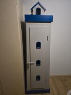 Kinder Kledingkast Vuurtoren - Grijs/Blauw, Kinderen en Baby's, Kinderkamer | Commodes en Kasten, Ophalen, Gebruikt, 50 tot 70 cm