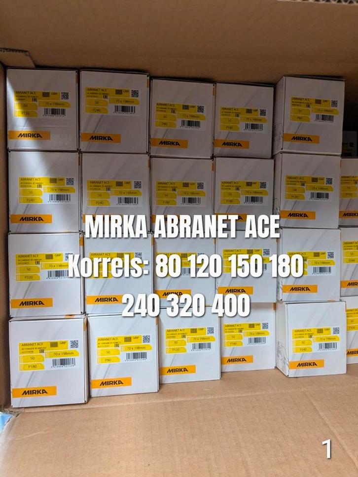 Mirka Abranet Ace 70 x 198
schuurgaas schuurschijven schuurp, Doe-het-zelf en Verbouw, Gereedschap | Schuurmachines, Nieuw, Ophalen of Verzenden