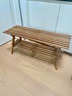 Garderobebank Woods Cross- oak wood entryway bedroom bench, Ophalen, Zo goed als nieuw