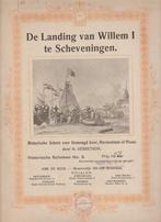 1913 muziek + zang landing willem 1 scheveningen. muziekboek, Ophalen of Verzenden, Gelezen