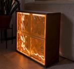 Luxe Sidetable / Bijzettafel, 45 tot 60 cm, Vierkant, Nieuw, Glas