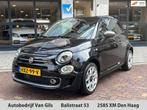 Fiat 500C 1.2 Rockstar AUTOMAAT | AIRCO | 1/2 LEDER | APPLE, Gebruikt, 4 cilinders, Cabriolet, 4 stoelen