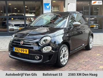 Fiat 500C 1.2 Rockstar AUTOMAAT | AIRCO | 1/2 LEDER | APPLE  beschikbaar voor biedingen