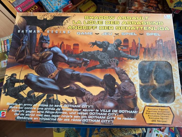 Batman Begins: Shadow Assault Bordspel, Hobby en Vrije tijd, Gezelschapsspellen | Bordspellen, Gebruikt, Een of twee spelers, Drie of vier spelers