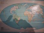 wereldkaart, Boeken, Atlassen en Landkaarten, 1800 tot 2000, Wereld, Ophalen, R. Zeeman
