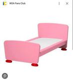 Kinderbed roze mammoet ikea junior bed lattenbodem 168x76 cm, 85 tot 100 cm, Ophalen of Verzenden, Zo goed als nieuw, Lattenbodem