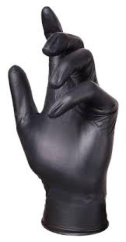 EBONY -Zwarte nitrilhandschoenen - Extra dik - Gaan lang mee, Diversen, Verpleegmiddelen, Nieuw, Verzenden